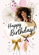 Hippe Geburtstagskarte 'Happy Birthday'