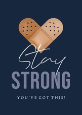 Karte zur guten Besserung 'Stay Strong'