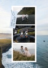 Postkarte 'Grüße aus Island' eigene Fotos