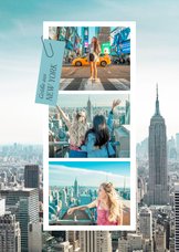 Postkarte 'Grüße aus New York' eigene Fotos