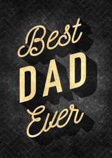 Vatertagskarte 'Best Dad ever'