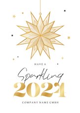 Weihnachtskarte 'Sparkling 2024' 