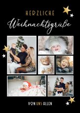 Weihnachtskarte Weihnachtsgrüße eigene Fotos