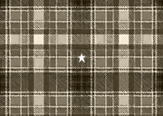Weihnachtskarte Tartan-Look & Fotos  Rückseite