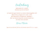 10. Kindergeburtstag Foto-Einladung Pferd 3