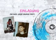 90er Grunge Party Einladung 2