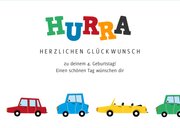 Auto-Geburtstagskarte Kind 3