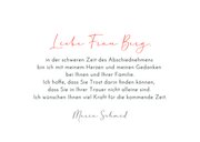 Beileidskarte Naturfoto Beerenzweig auf Holz 3