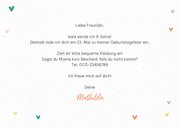 Bunte Einladung 9. Kindergeburtstag Foto & Schild 3