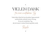 Dankeskarte Firmung Fotocollage, Kreuz und Vögel 3