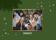 Dankeskarte 'Frohe Weihnachten' Mitarbeiter Gutschein 2