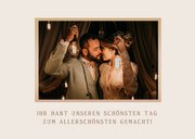 Dankeskarte Trockenblumen und Fotos 2