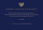 Dankeskarte 'two became one' Foto innen 3