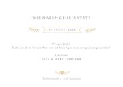 Dankeskarte zur Hochzeit mit eigenem Foto und Text 3