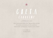 Danksagung Geburt grafisch rosé eigenes Foto 3