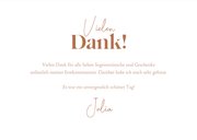 Danksagung zur Kommunion beige Sechsecke & Fotos 3