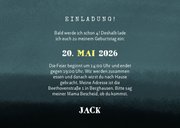 Einladung 4. Kindergeburtstag Feuerwehrauto mit Foto 3