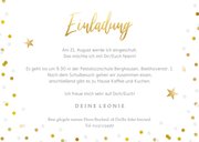 Einladung Einschulung großes Foto & Konfetti 3
