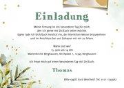 Einladung Firmung Foto Aquarell botanisch 3