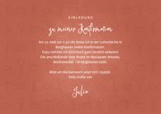 Einladung Konfirmation rostrot Foto & kleine Symbole 3