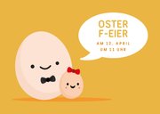 Einladung Osterbrunch Ostereier 2