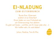 Einladung Osterbrunch Ostereier 3