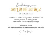 Einladung Osterfrühstück bunte Ostereier 3
