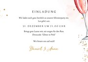 Einladung Silvesterparty 'Pop the champagne' 3