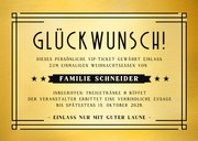 Einladung Weihnachtsessen 'VIP Ticket'  3