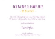 Einladung zum 5. Kindergeburtstag mit Katzen 3