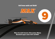 Einladung zum 9. Kindergeburtstag Formel-1-Auto  3