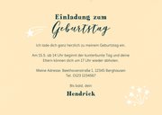 Einladung zum farbenfrohen Kindergeburtstag 4 Jahre 3