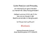 Einladung zum Geburtstag 1966 Sixties 3