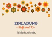 Einladung zum Geburtstag Seventies 1976 2