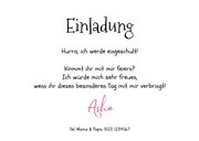 Einladung zur Einschulung pink Rucksack & Foto 3