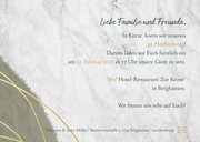 Einladung zur Jubiläumsfeier goldene Hochzeit mit Fotos 3