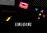 Einladung zur Mottoparty der Eighties 1986 2