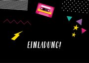 Einladung zur Mottoparty Eighties 1981 2