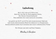 Einladung zur Silberhochzeit Wegweiser und Foto 2