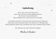 Einladung zur Silberhochzeit Wegweiser und Foto 2