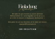 Einladung zur Weihnachtsfeier Goldakzente 3