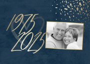 Einladungskarte 50. Hochzeitstag 1976-2026 2