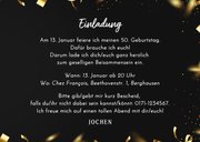 Einladungskarte 'Cheers to 50 years' mit Fotos 3