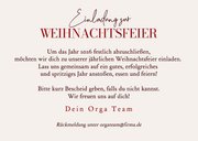 Einladungskarte geschäftlich Weihnachtsfeier Glühwein 3