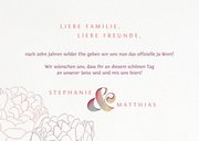 Einladungskarte mit Pfingstrosen und Ampersand 3