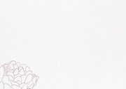 Einladungskarte mit Pfingstrosen und Ampersand Rückseite