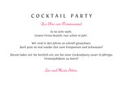 Einladungskarte zur Cocktail Party 3