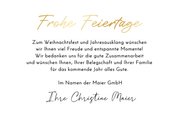 Firmen-Fotokarte zu Weihnachten Sternenrahmen 3