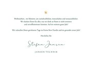Firmen-Weihnachtskarte 'Danke' Zweige Goldschrift 3