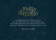 Firmen-Weihnachtskarte Merry Christmas 3